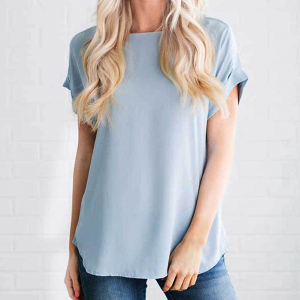 Fashion Ladies Summer Casual Blouse Tops Shirt